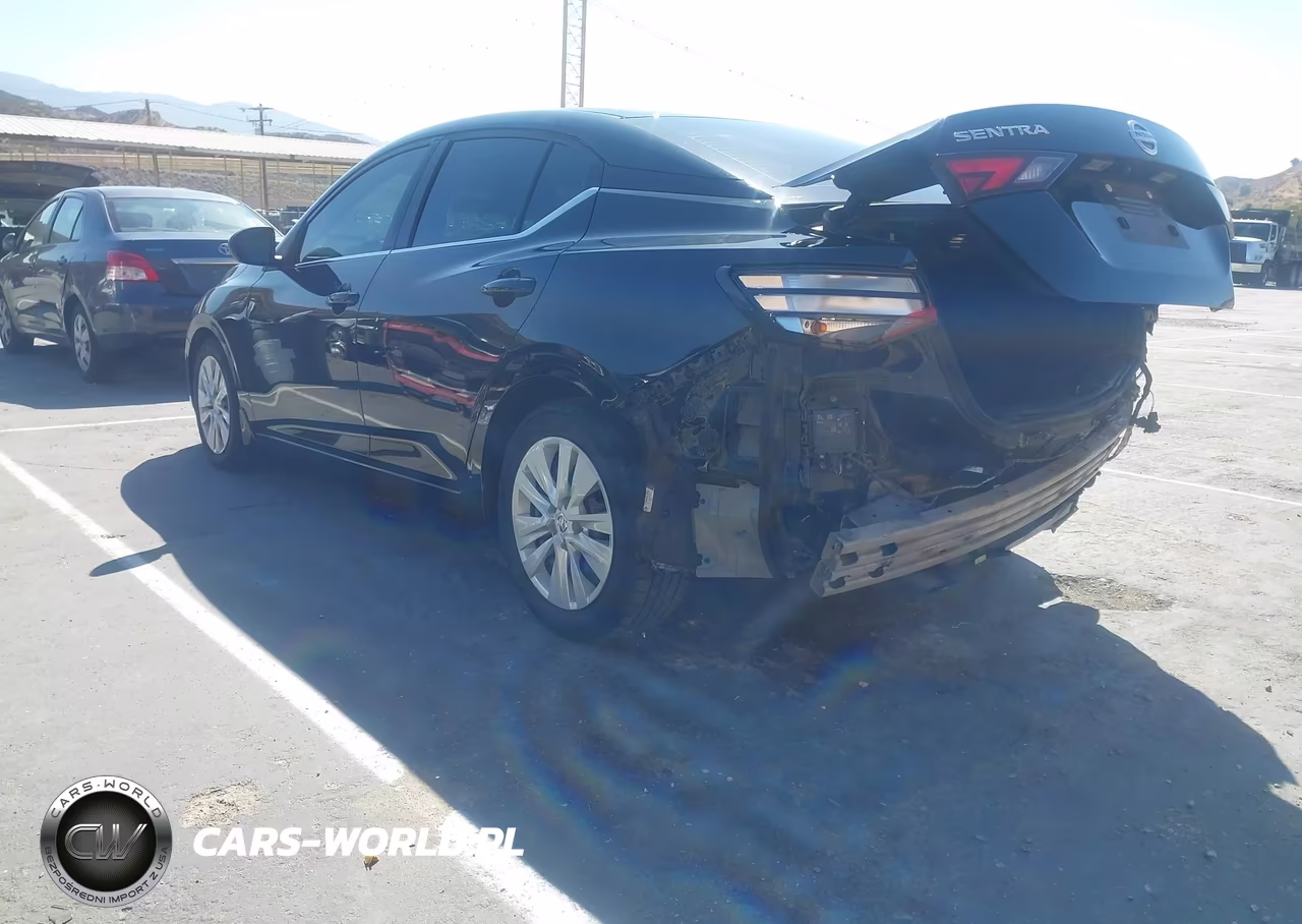 2022 Nissan Sentra S Xtronic Cvt VIN:3N1AB8BV3NY225972 - 3