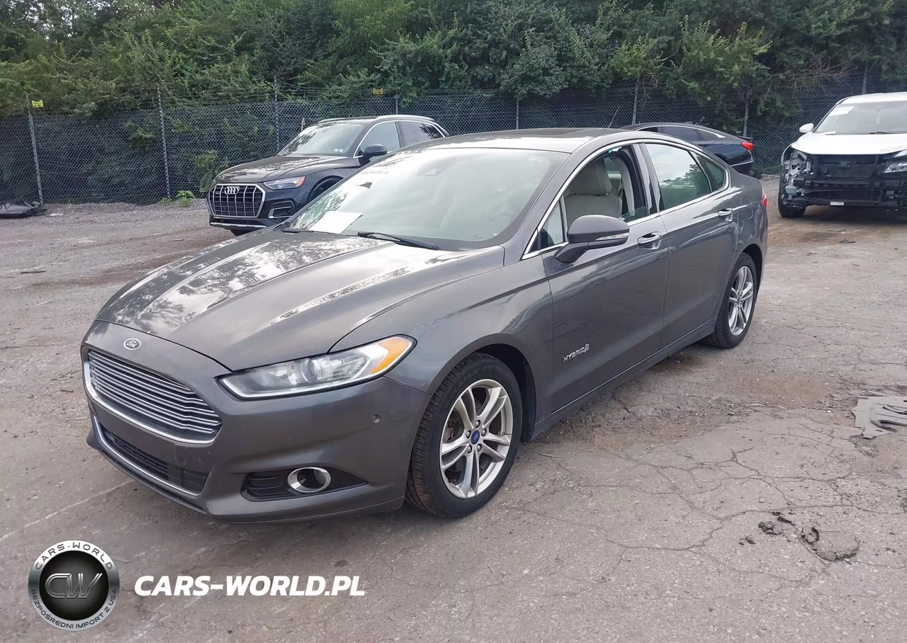 2015 Ford Fusion Hybrid Titanium VIN:3FA6P0RU7FR176652 - 2