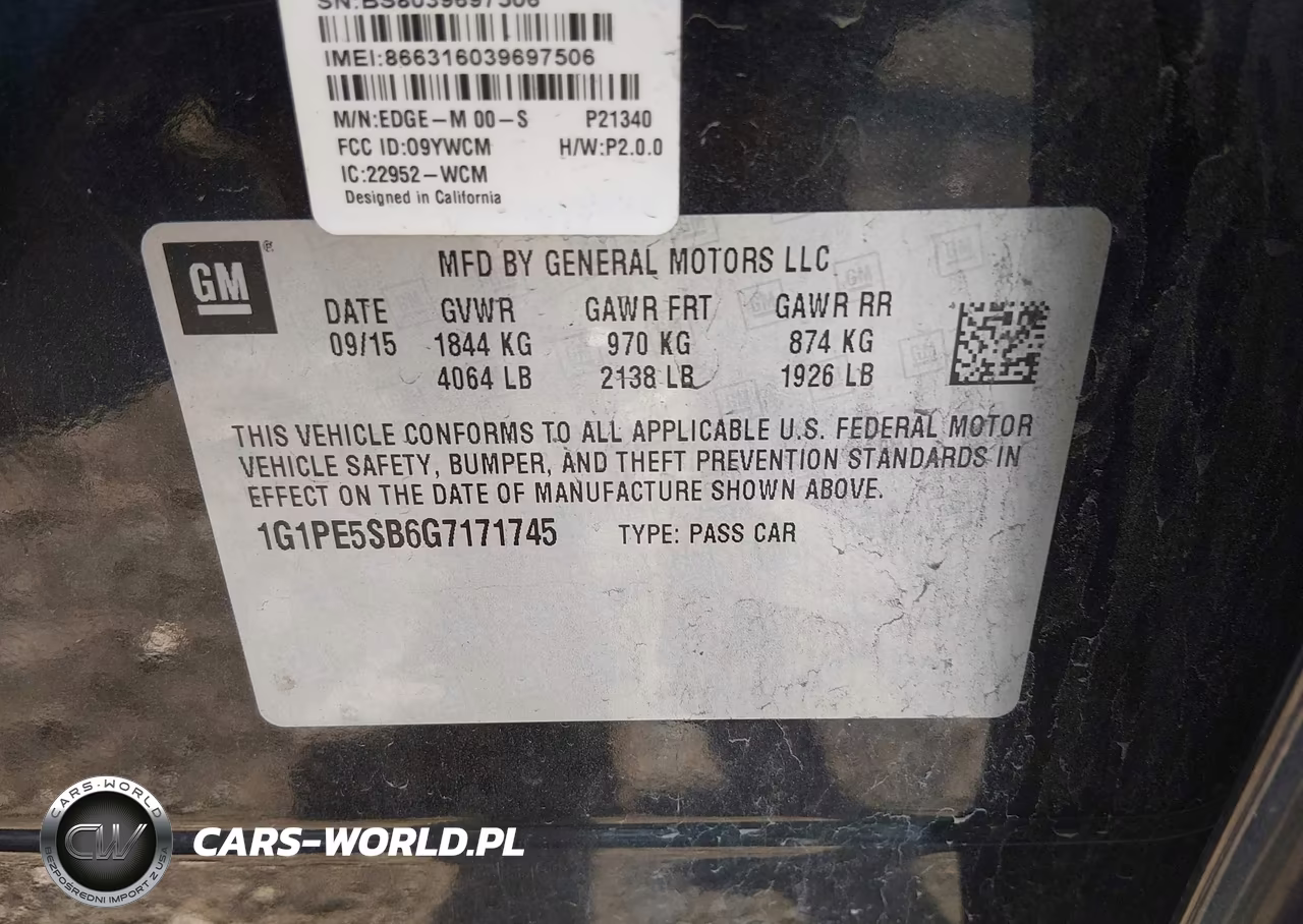 2016 Chevrolet Cruze Limited 1Lt Auto VIN:1G1PE5SB6G7171745 - 9