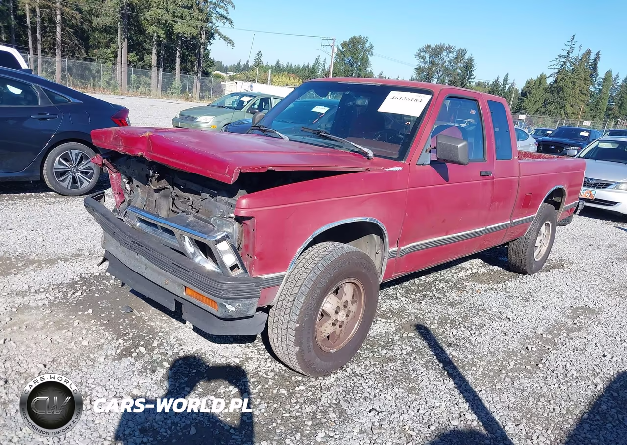 1992 Chevrolet S Truck S10 VIN:1GCDT19Z5N8200347 - 2