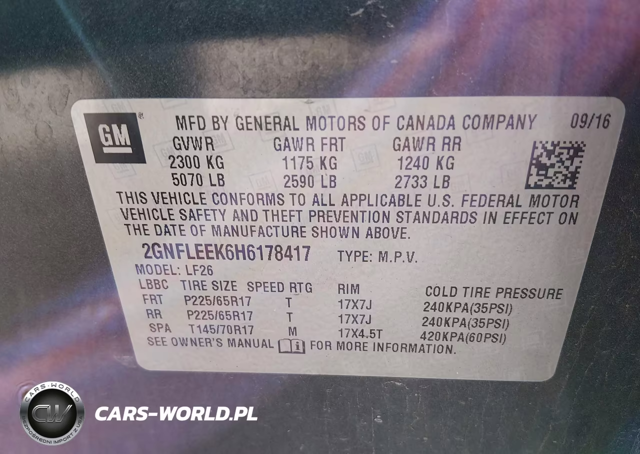 2017 Chevrolet Equinox Ls VIN:2GNFLEEK6H6178417 - 9
