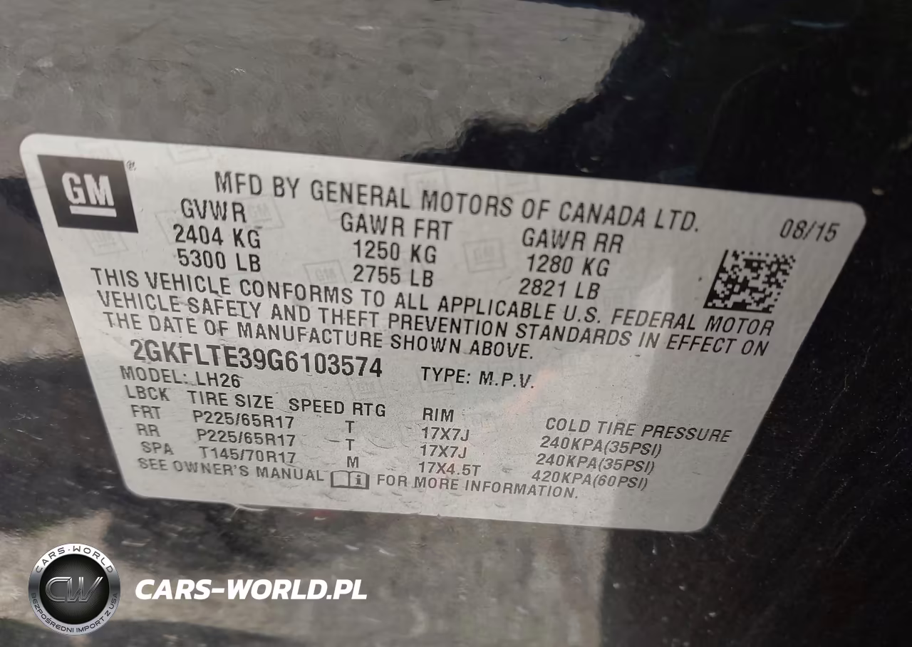 2016 GMC Terrain Sle-2 VIN:2GKFLTE39G6103574 - 9