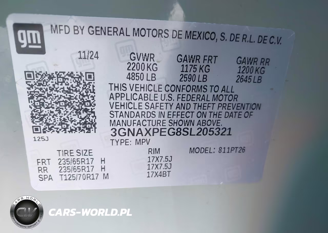 2025 Chevrolet Equinox Awd Lt VIN:3GNAXPEG8SL205321 - 9