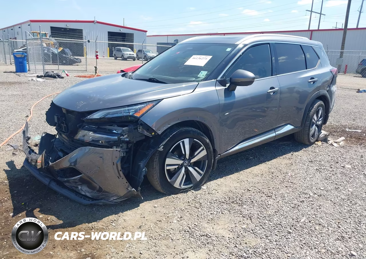2021 Nissan Rogue Sl Fwd VIN:5N1AT3CA1MC743011 - 2