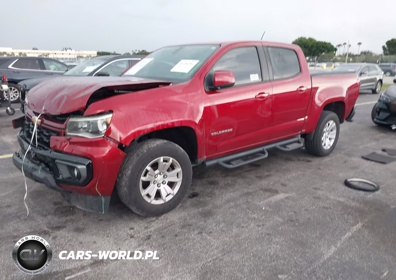 2021 Chevrolet Colorado 2Wd Short Box Lt VIN:1GCGSCEA8M1113335 - 2