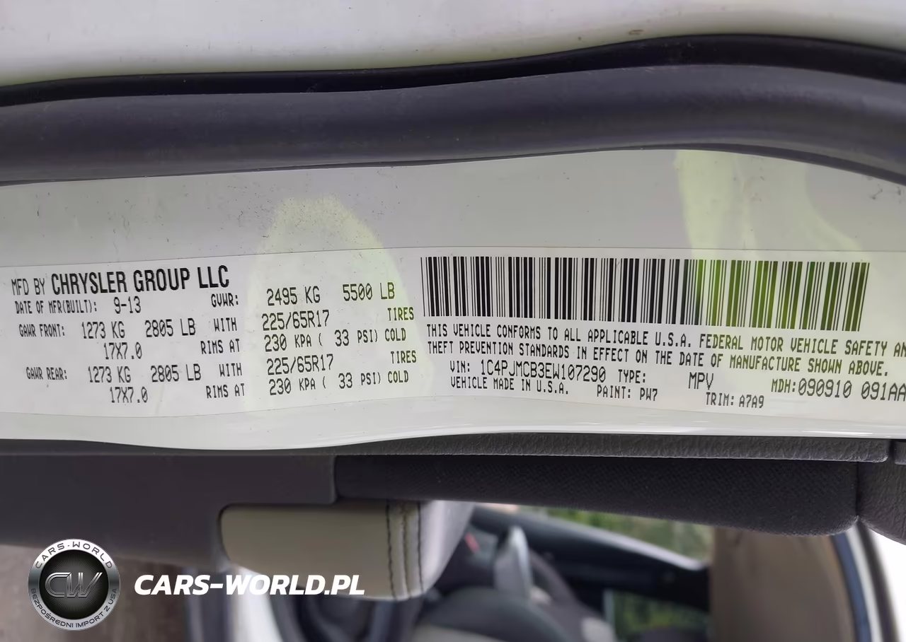 2014 Jeep Cherokee Latitude VIN:1C4PJMCB3EW107290 - 9