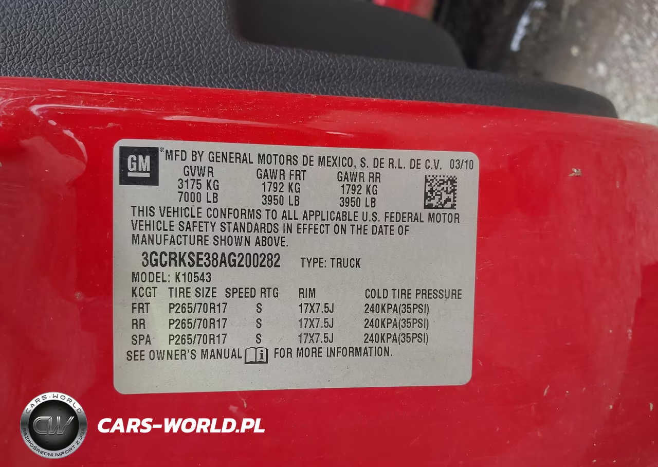 2010 Chevrolet Silverado 1500 Lt VIN:3GCRKSE38AG200282 - 9