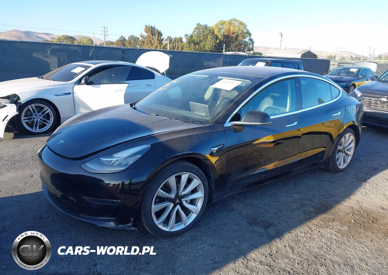 2018 Tesla Model 3 Long Range-Mid Range VIN:5YJ3E1EA5JF037036 - 2