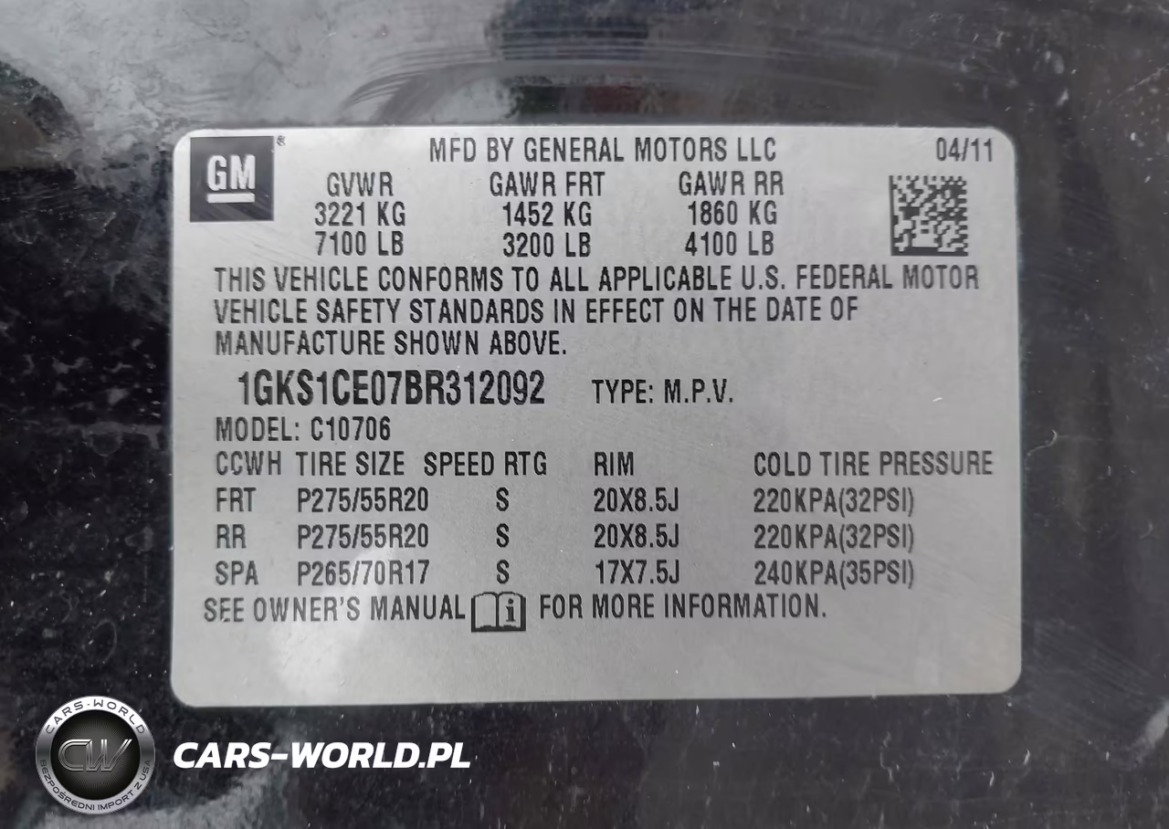 2011 GMC Yukon Slt VIN:1GKS1CE07BR312092 - 9