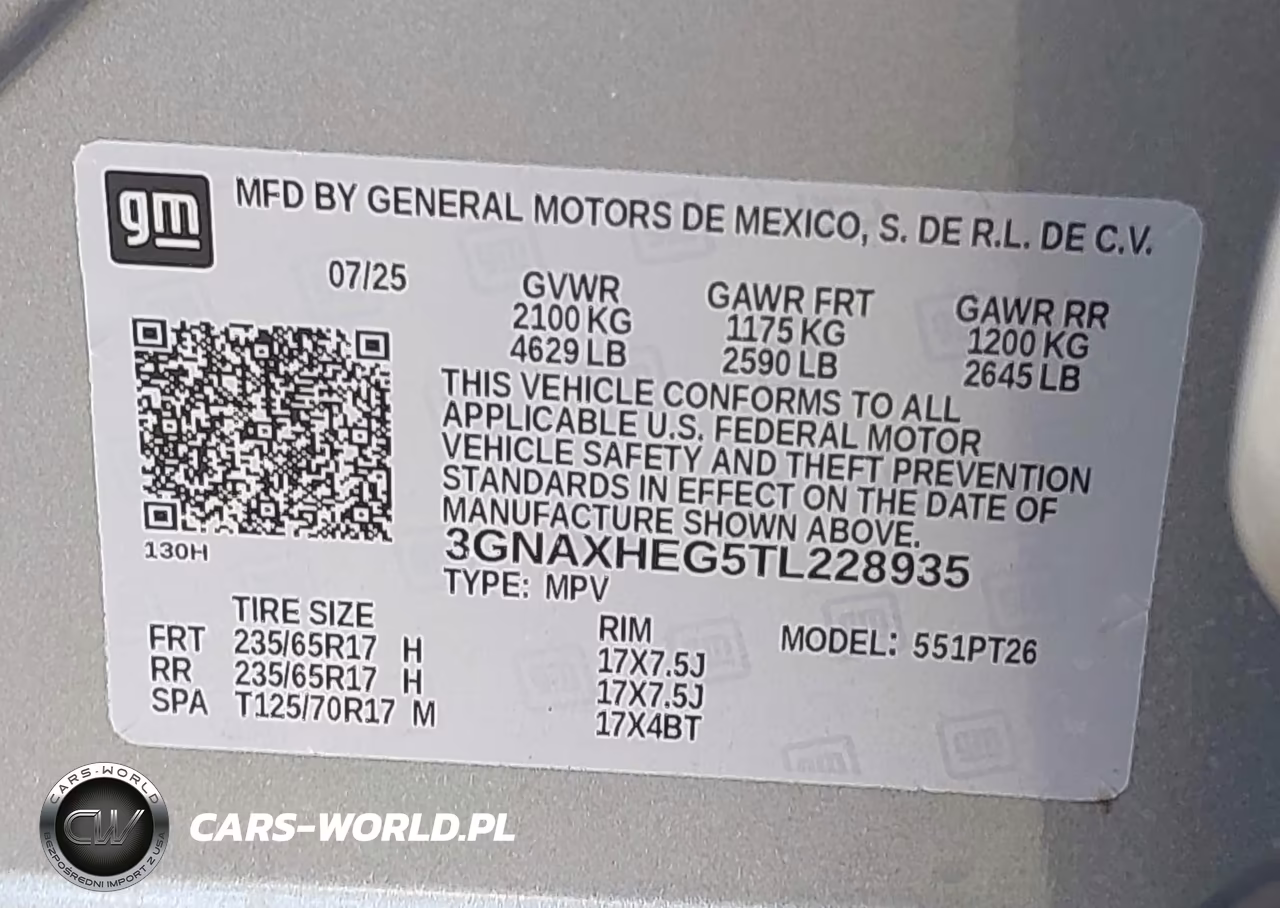 2026 Chevrolet Equinox Fwd Lt VIN:3GNAXHEG5TL228935 - 9