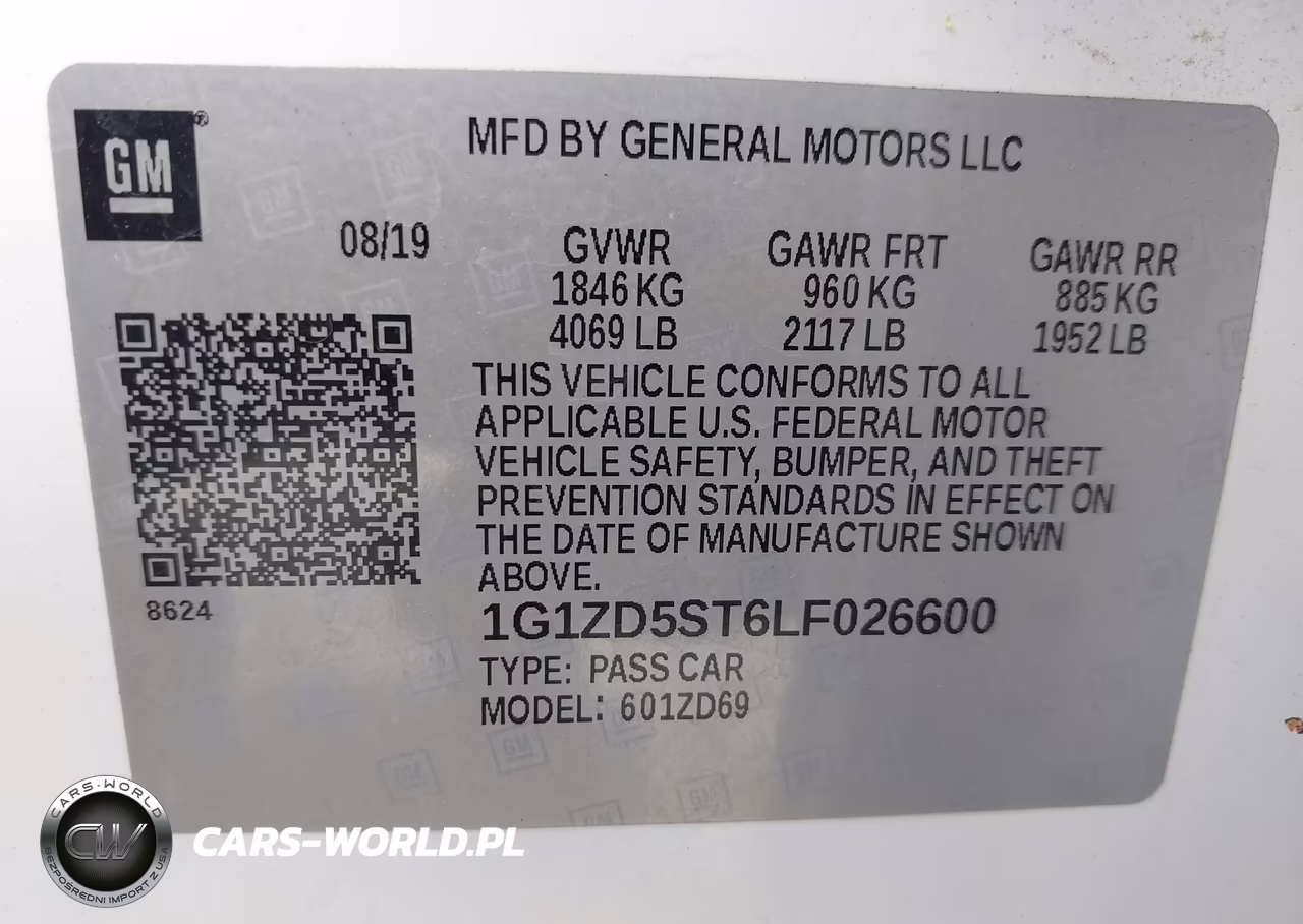 2020 Chevrolet Malibu Fwd Lt VIN:1G1ZD5ST6LF026600 - 9