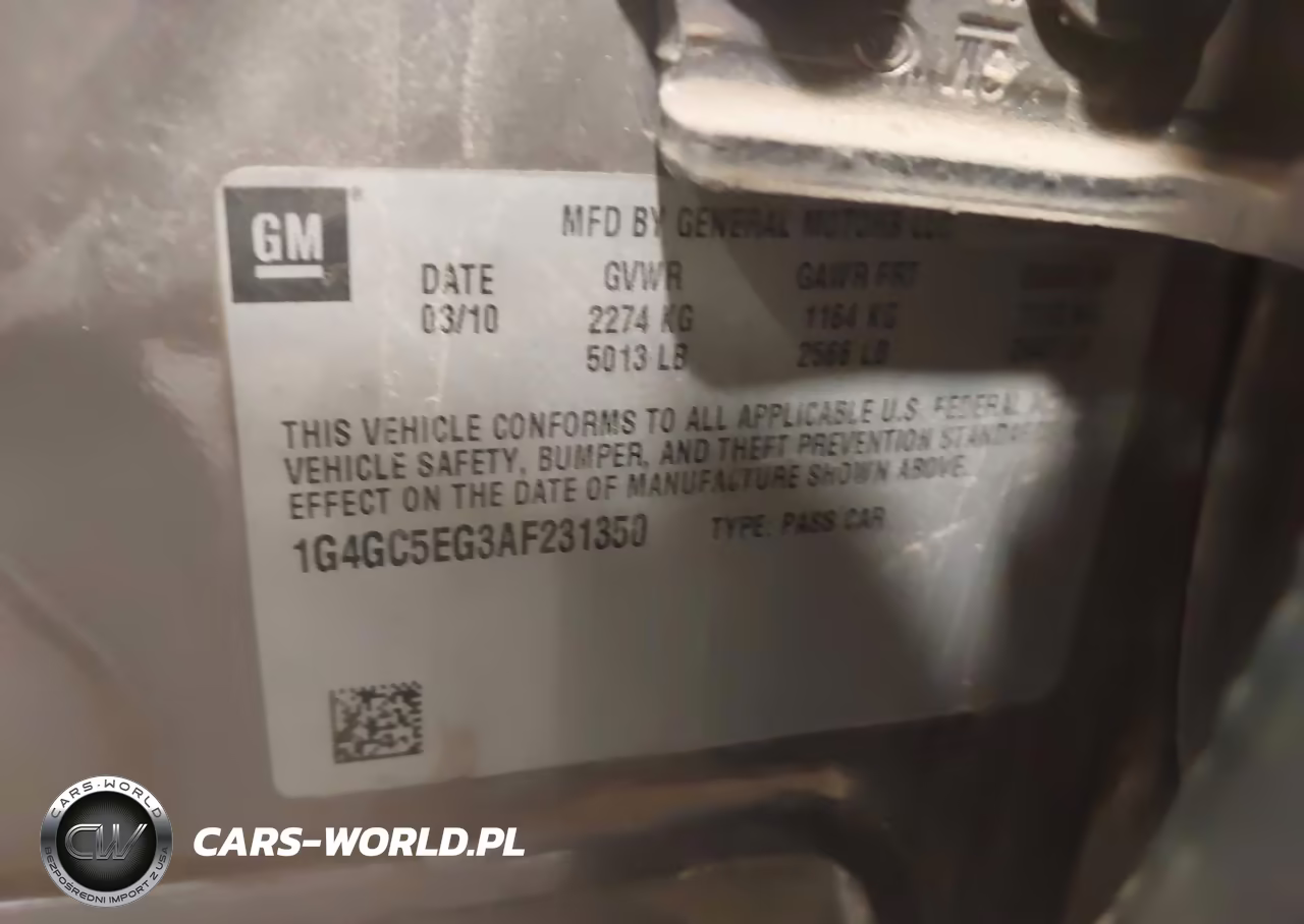 2010 Buick Lacrosse Cxl VIN:1G4GC5EG3AF231350 - 9