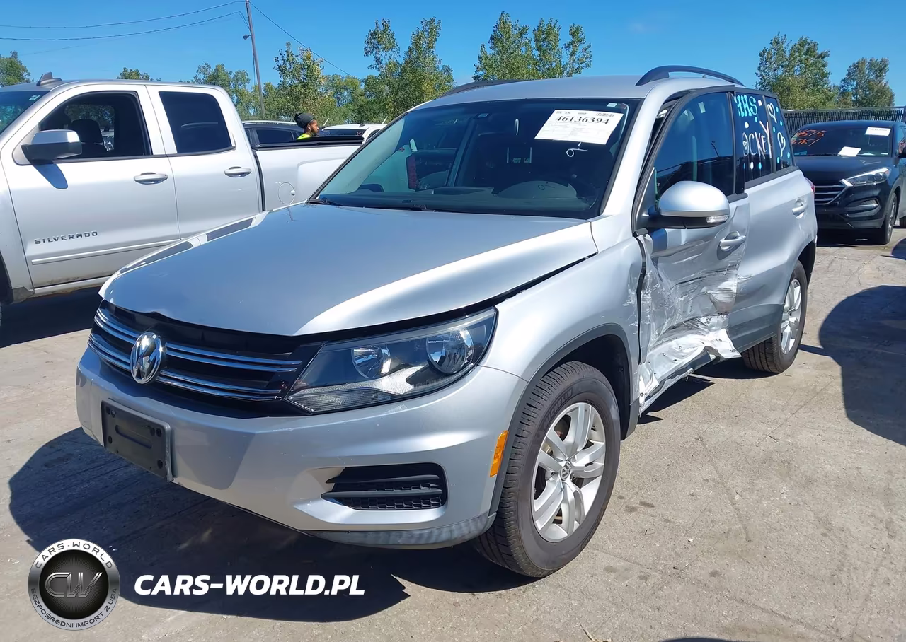 2016 Volkswagen Tiguan S VIN:WVGBV7AX8GW569888 - 2