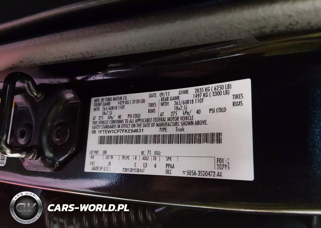 2015 Ford F-150 Xlt VIN:1FTEW1CP7FKE64631 - 9