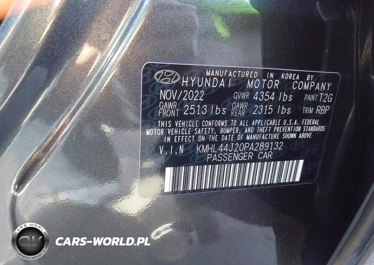 2023 Hyundai Sonata Sel Plus VIN:KMHL44J20PA289132 - 9