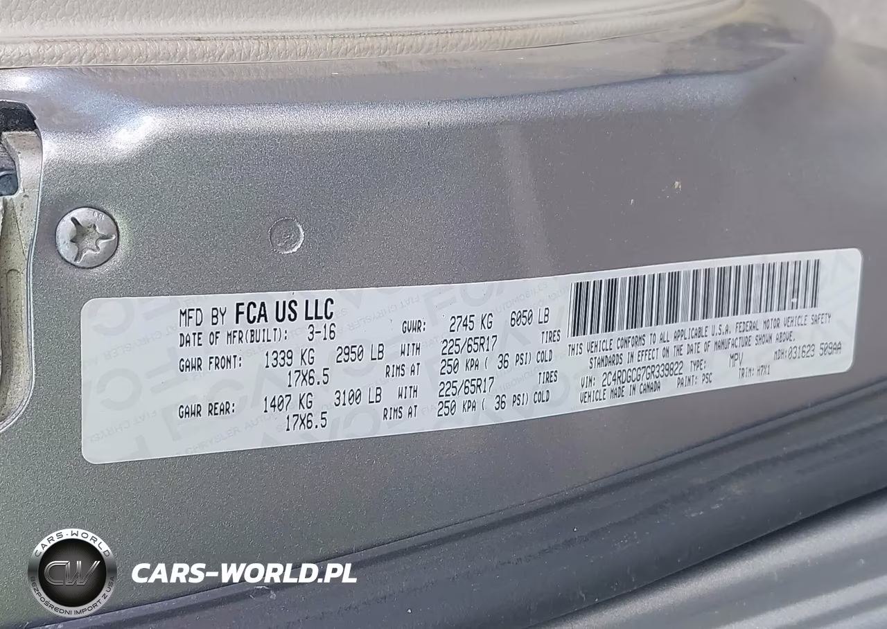 2016 Dodge Grand Caravan Sxt VIN:2C4RDGCG7GR339822 - 9