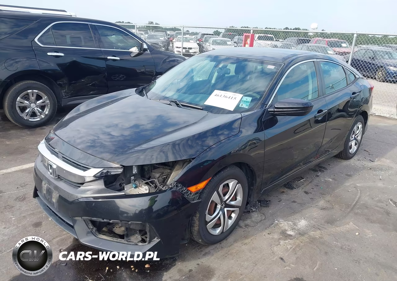 2016 Honda Civic Lx VIN:19XFC2F51GE025443 - 2