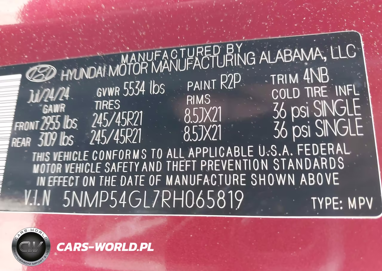2024 Hyundai Santa Fe Calligraphy VIN:5NMP54GL7RH065819 - 9