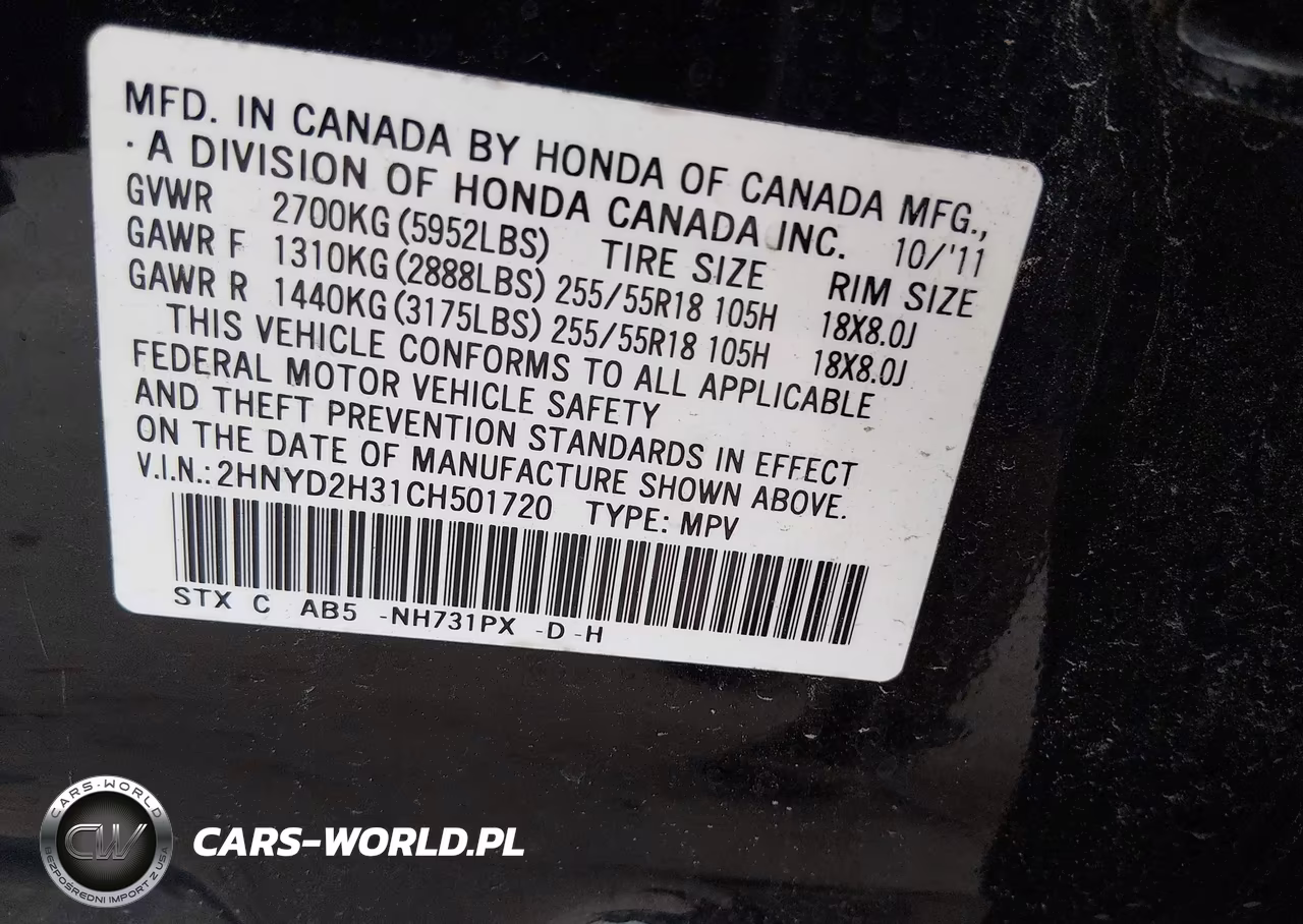 2012 Acura Mdx Technology Package VIN:2HNYD2H31CH501720 - 9