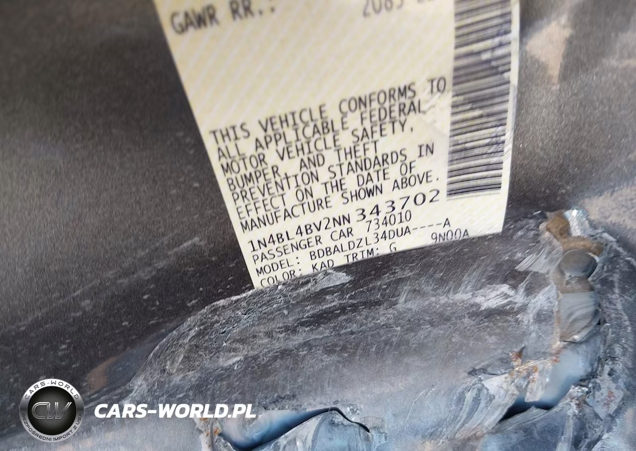 2022 Nissan Altima S Fwd VIN:1N4BL4BV2NN343702 - 9