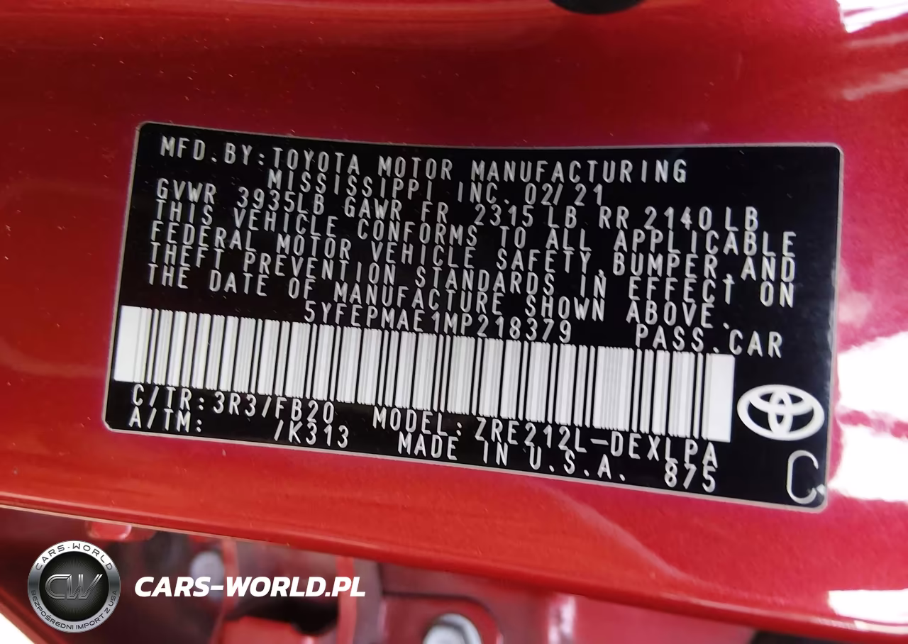 2021 Toyota Corolla Le VIN:5YFEPMAE1MP218379 - 9