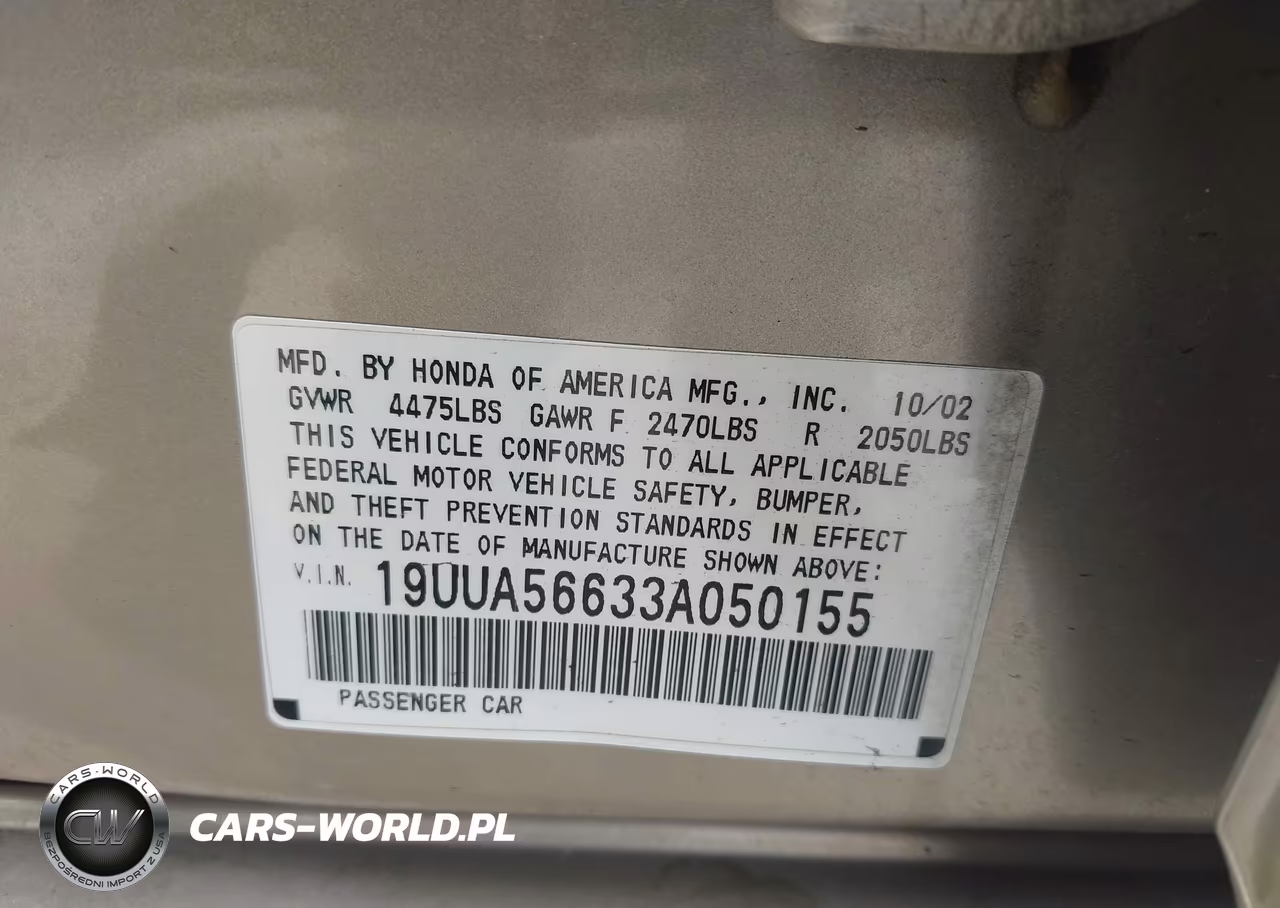 2003 Acura Tl 3.2 VIN:19UUA56633A050155 - 9