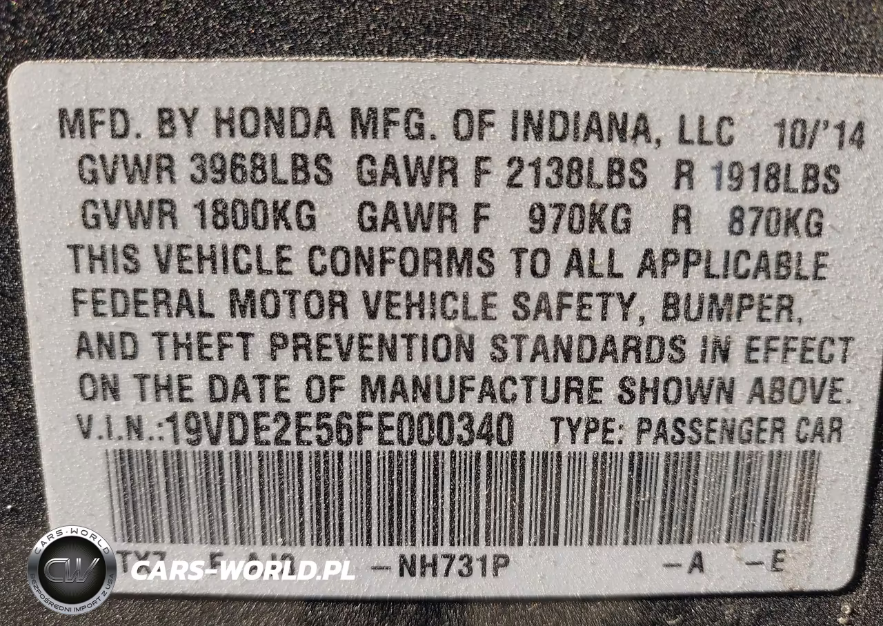 2015 Acura Ilx 2.4L VIN:19VDE2E56FE000340 - 9