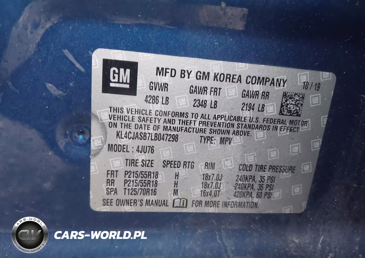 2020 Buick Encore Fwd Preferred VIN:KL4CJASB7LB047298 - 9