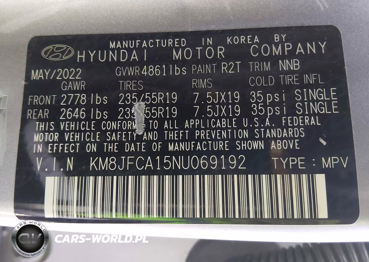 2022 Hyundai Tucson Hybrid Sel Convenience VIN:KM8JFCA15NU069192 - 9