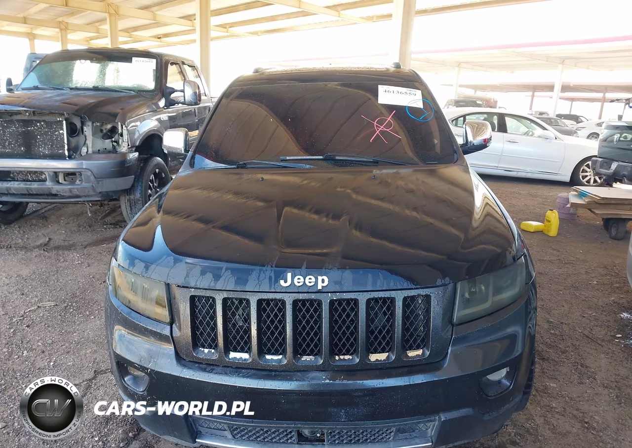 2012 Jeep Grand Cherokee Overland VIN:1C4RJFCT6CC297033 - 10