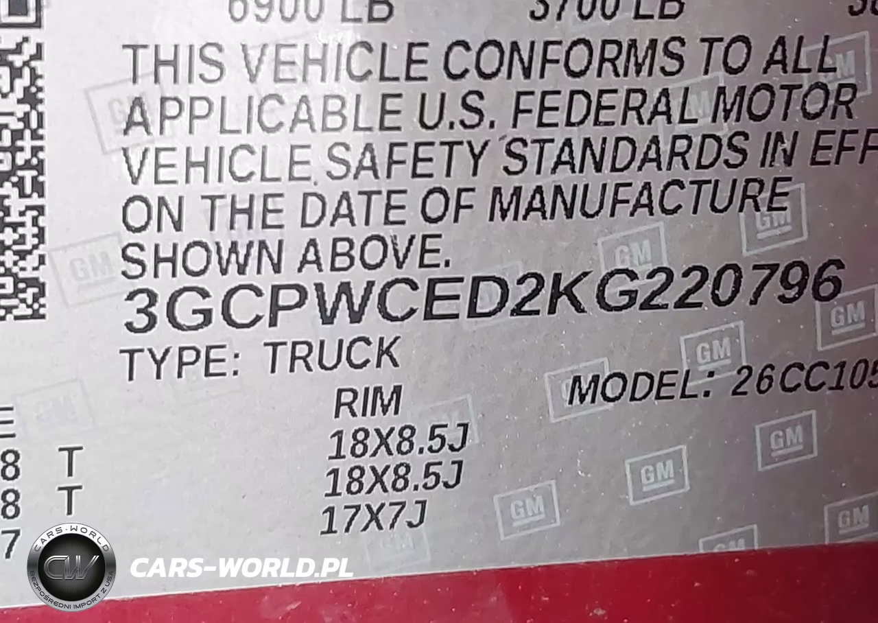 2019 Chevrolet Silverado 1500 Lt VIN:3GCPWCED2KG220796 - 9