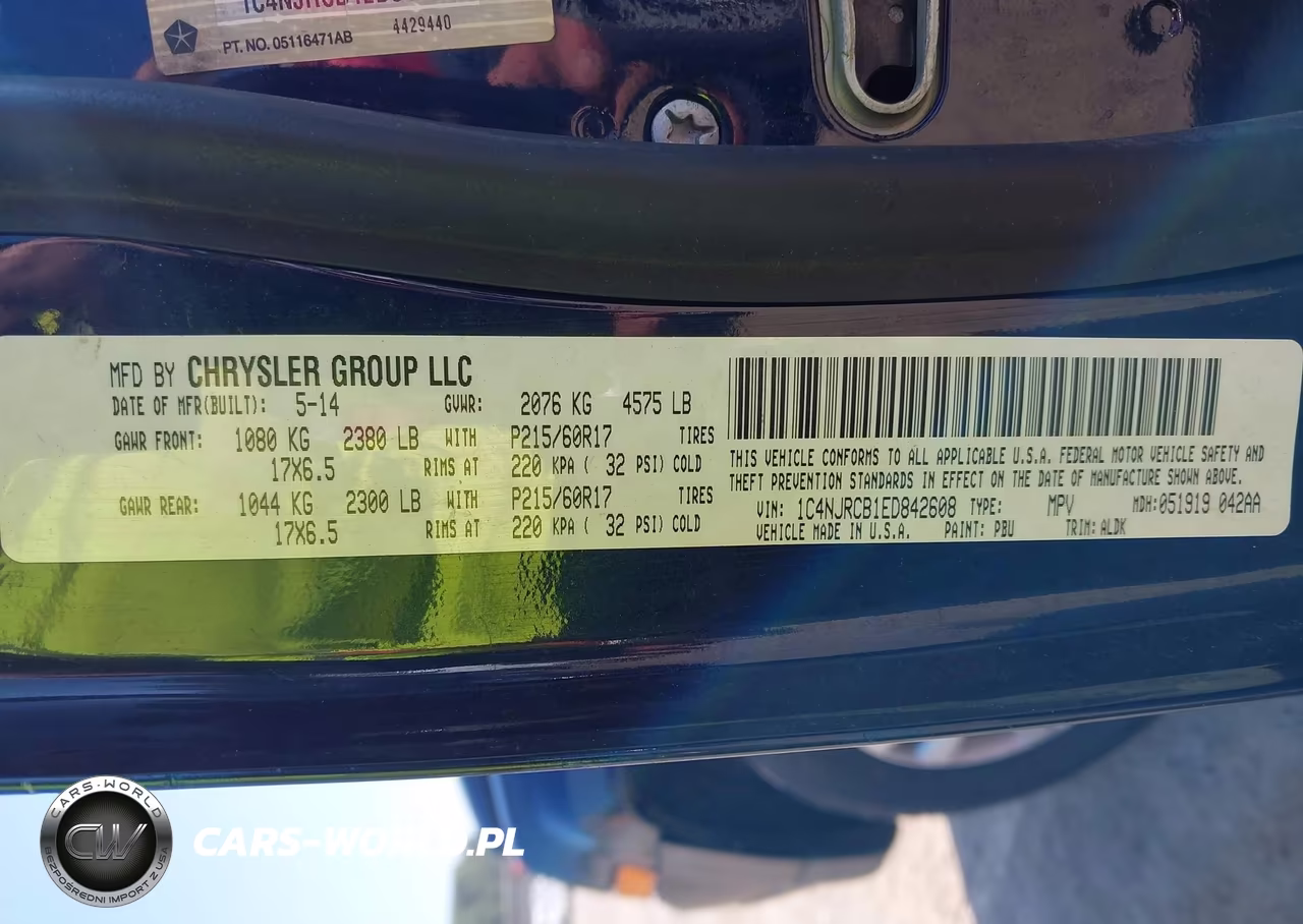 2014 Jeep Patriot Limited VIN:1C4NJRCB1ED842608 - 9