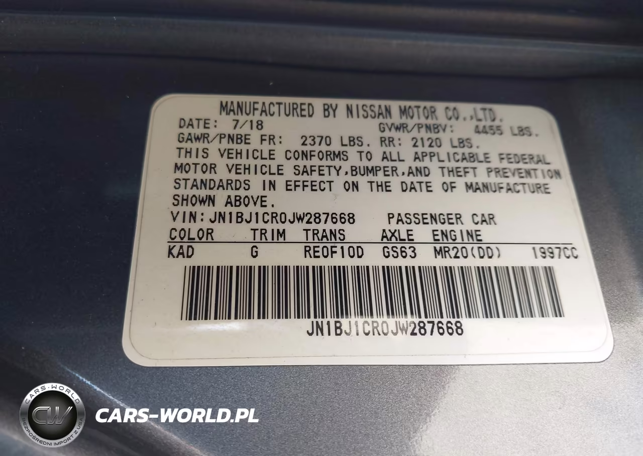 2018 Nissan Rogue Sport Sv VIN:JN1BJ1CR0JW287668 - 9