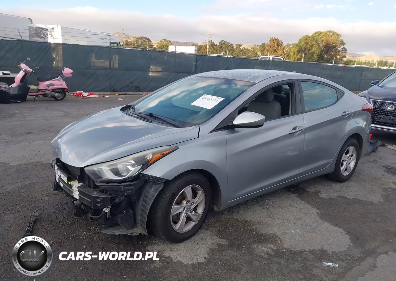 2015 Hyundai Elantra Se VIN:5NPDH4AE2FH562103 - 2