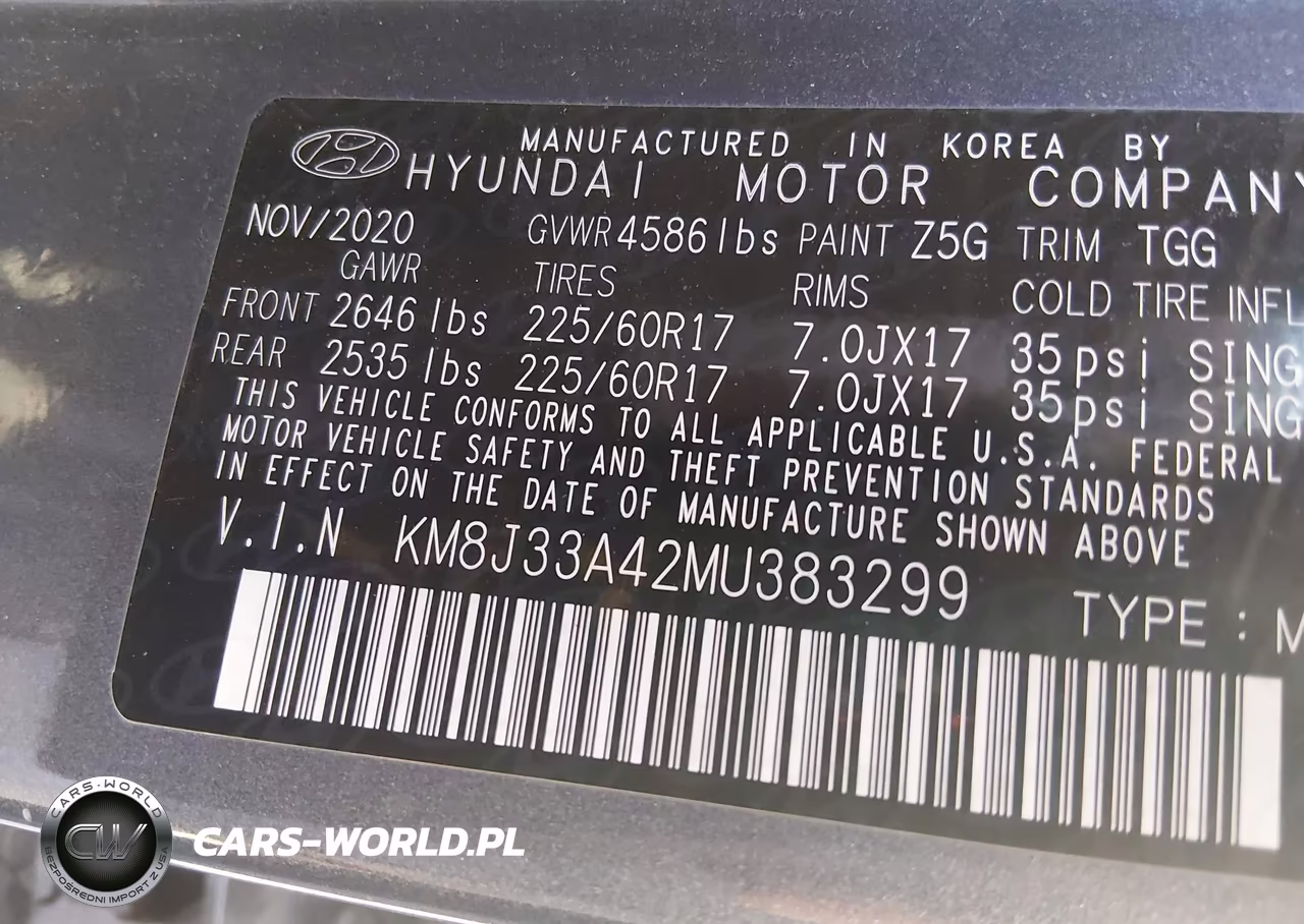 2021 Hyundai Tucson Value VIN:KM8J33A42MU383299 - 9