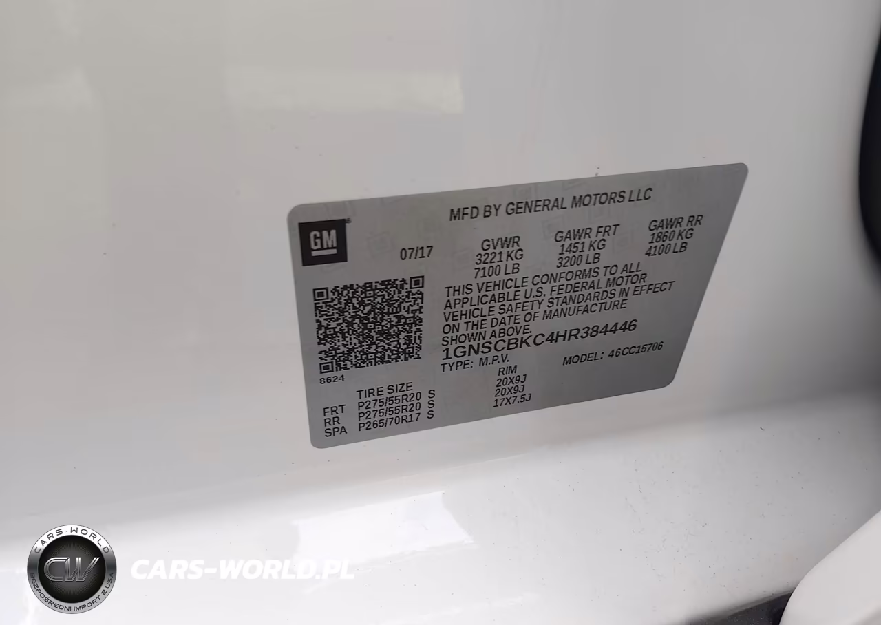 2017 Chevrolet Tahoe Lt VIN:1GNSCBKC4HR384446 - 9