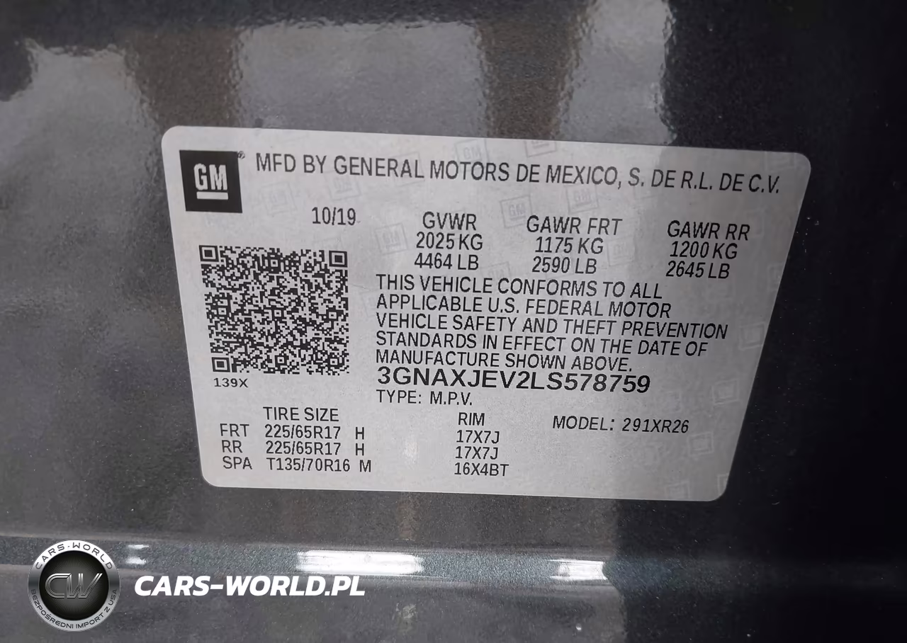 2020 Chevrolet Equinox Fwd 2Fl VIN:3GNAXJEV2LS578759 - 9