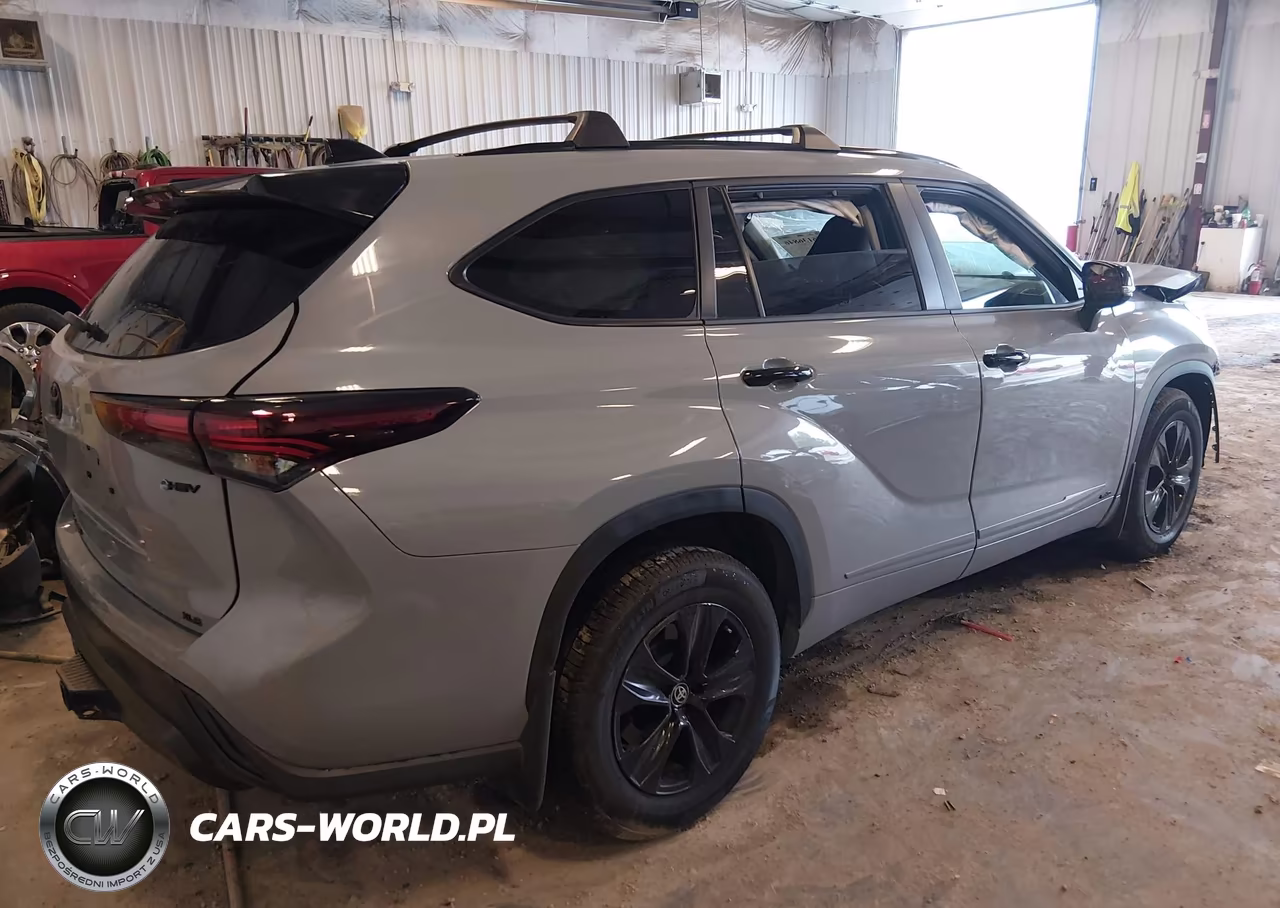 2025 Toyota Highlander Hybrid Xle Nightshade VIN:5TDKBRCH6SS669060 - 4