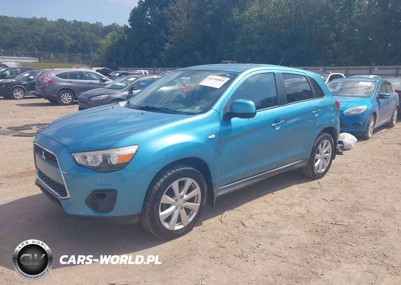 2014 Mitsubishi Outlander Sport Es VIN:4A4AR3AU7EE014882 - 2