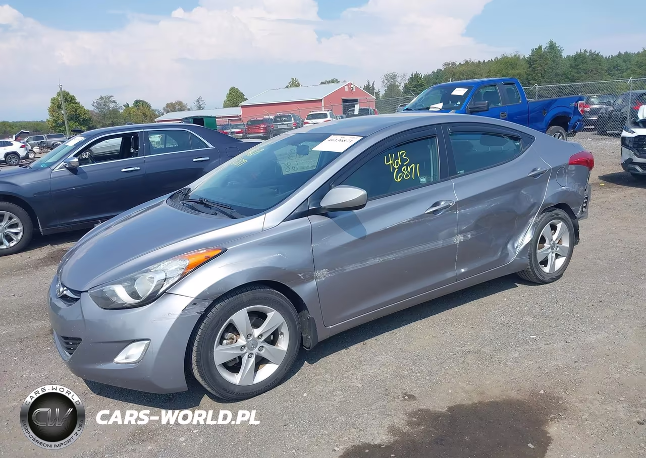 2013 Hyundai Elantra Gls VIN:KMHDH4AE1DU529950 - 2