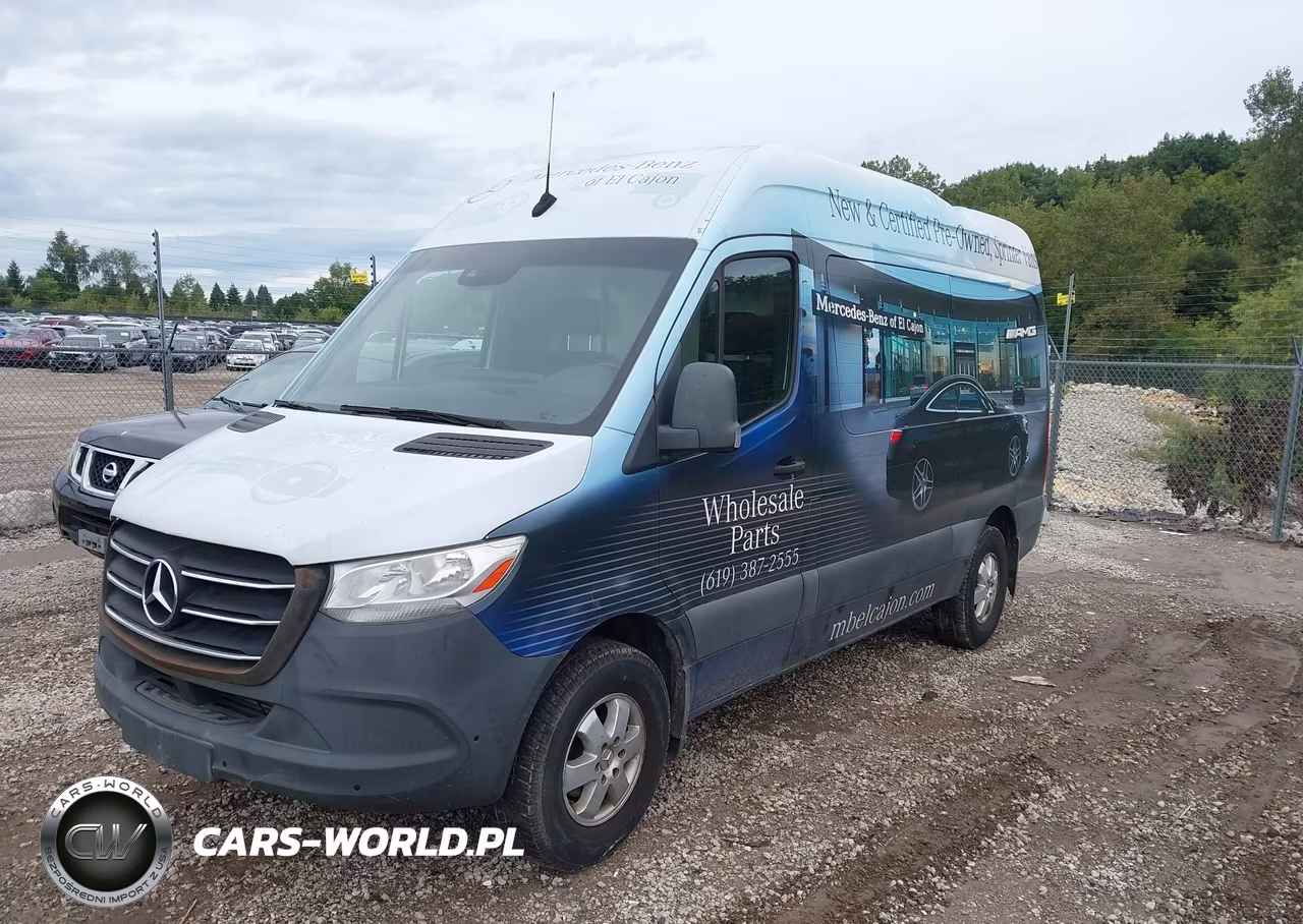 2019 Mercedes-Benz Sprinter 2500 Standard Roof V6 VIN:WD4PF0CDXKT003149 - 2