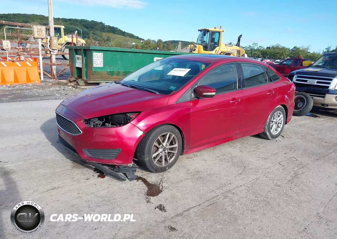 2015 Ford Focus Se VIN:1FADP3F20FL249855 - 2