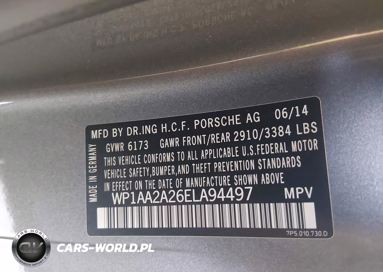 2014 Porsche Cayenne Platinum Edition VIN:WP1AA2A26ELA94497 - 9