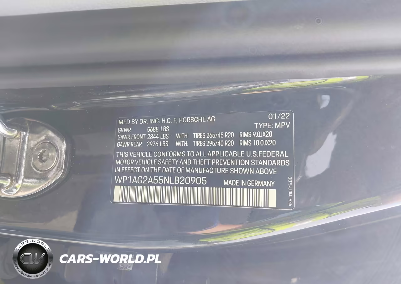 2022 Porsche Macan S VIN:WP1AG2A55NLB20905 - 9