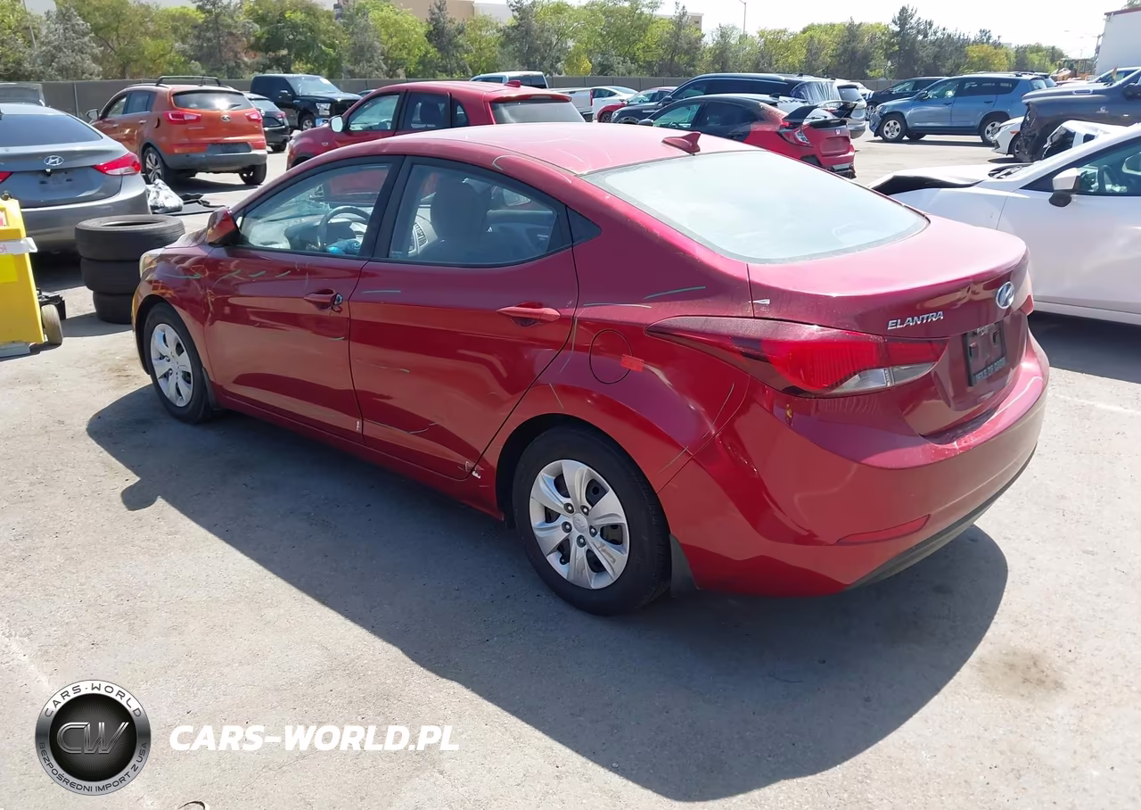 2016 Hyundai Elantra Se VIN:5NPDH4AE0GH727194 - 3