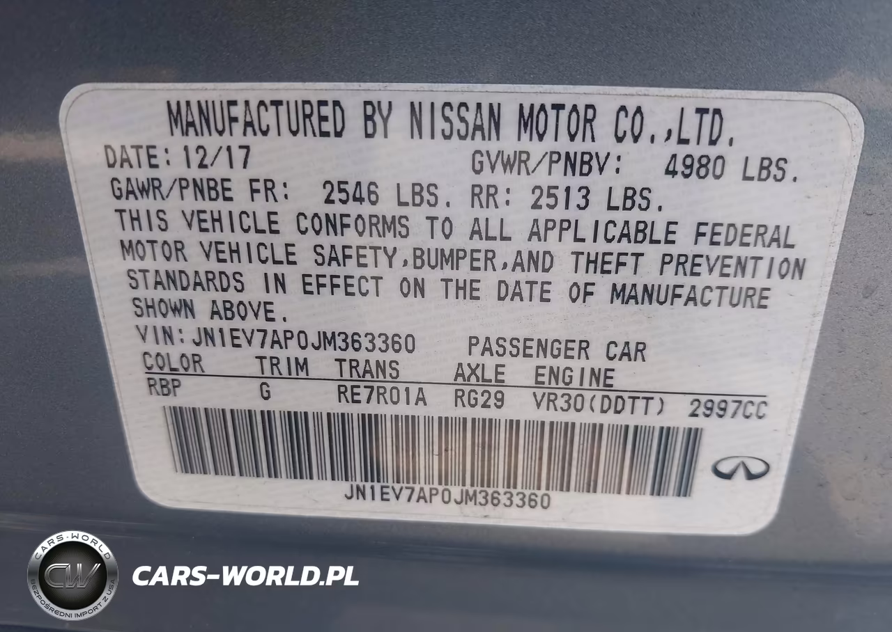 2018 Infiniti Q50 3.0T Luxe VIN:JN1EV7AP0JM363360 - 9