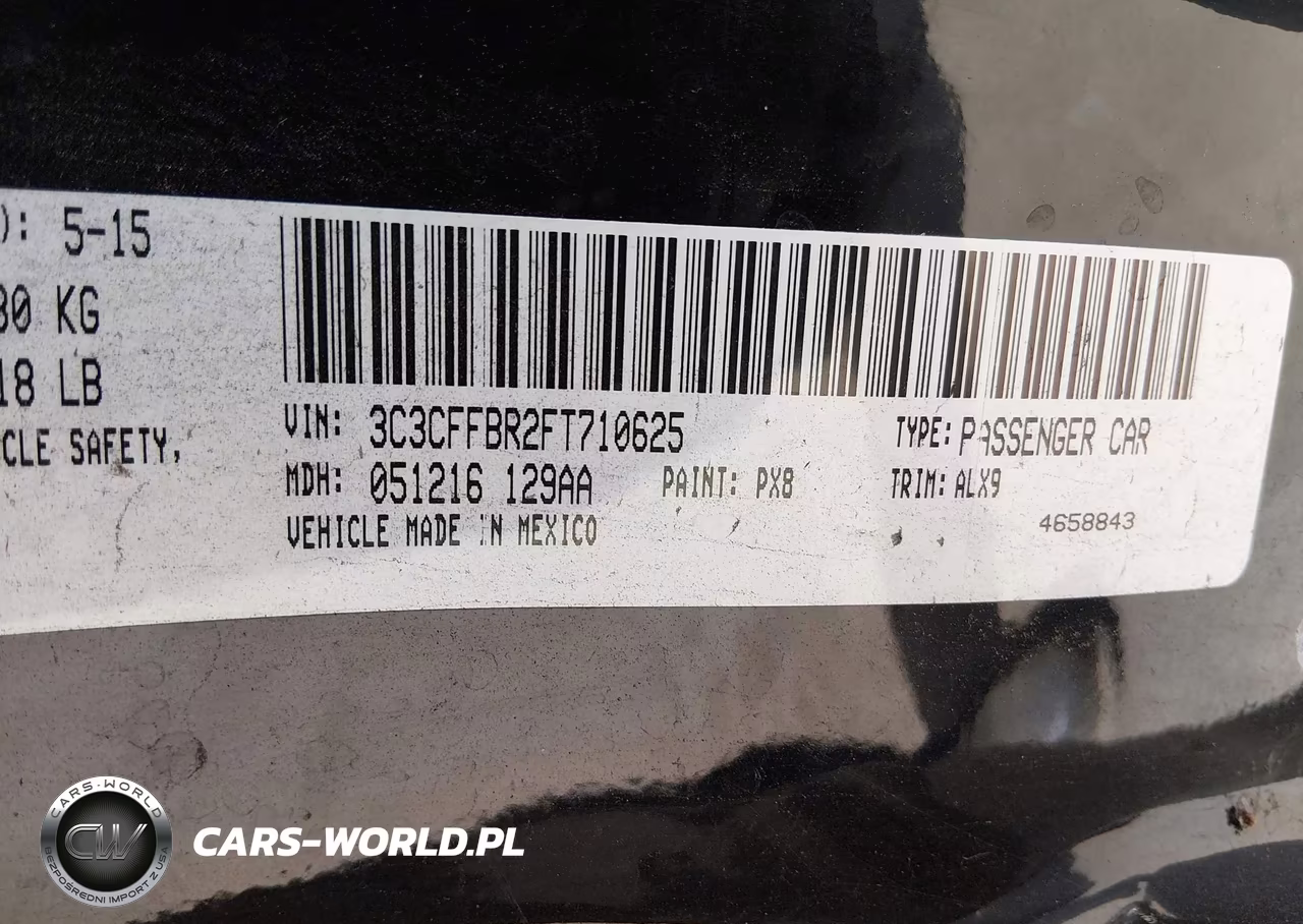 2015 Fiat 500 Sport VIN:3C3CFFBR2FT710625 - 9
