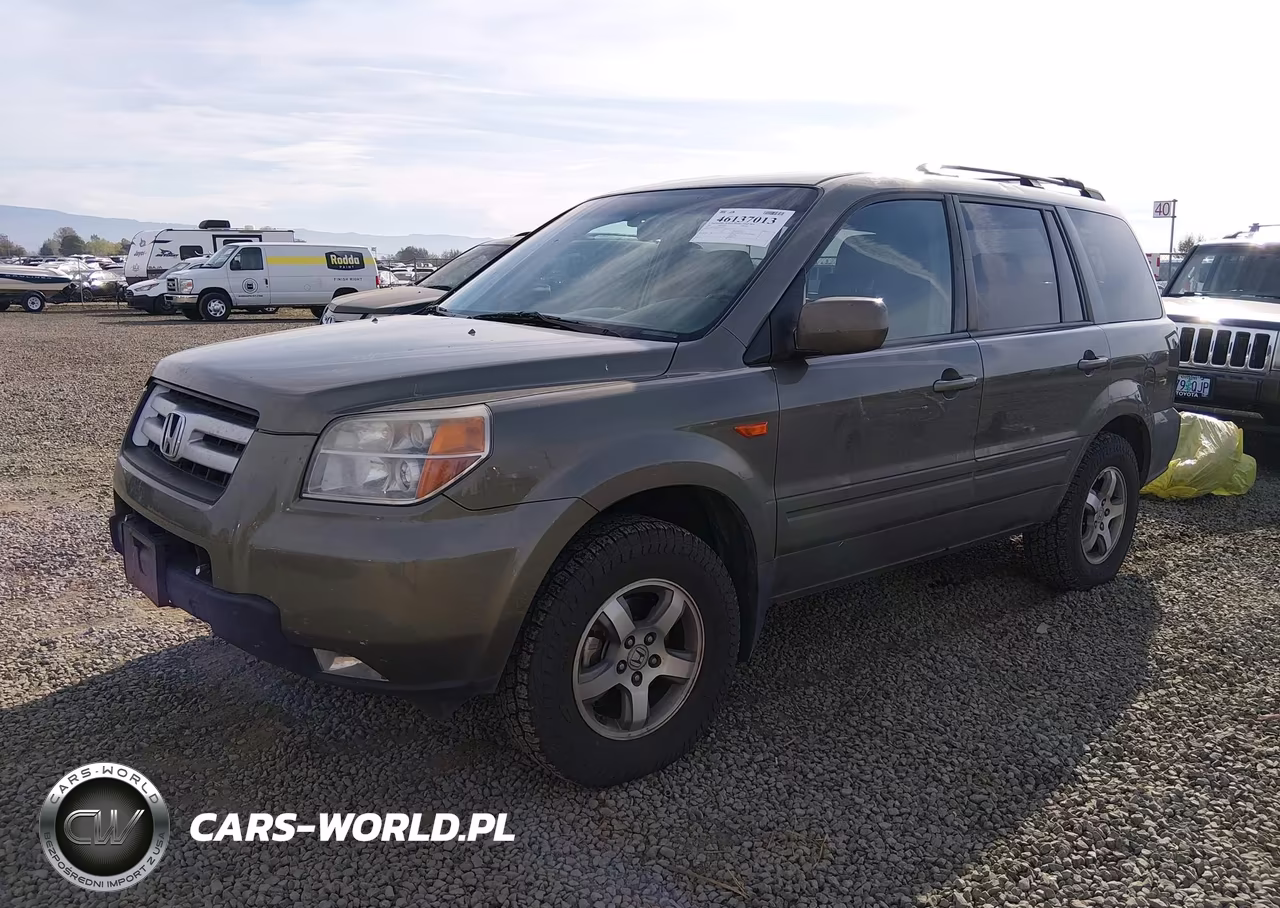 2007 Honda Pilot Ex-L VIN:2HKYF18507H523832 - 2