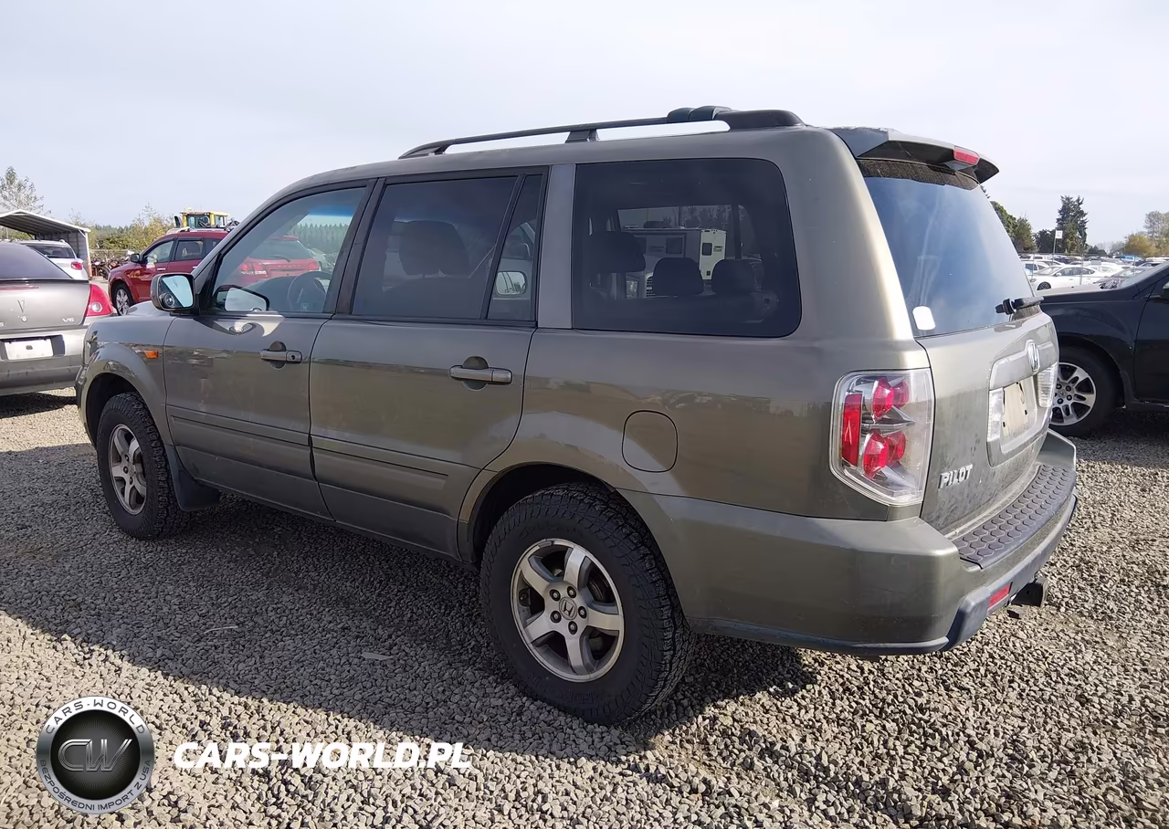 2007 Honda Pilot Ex-L VIN:2HKYF18507H523832 - 3