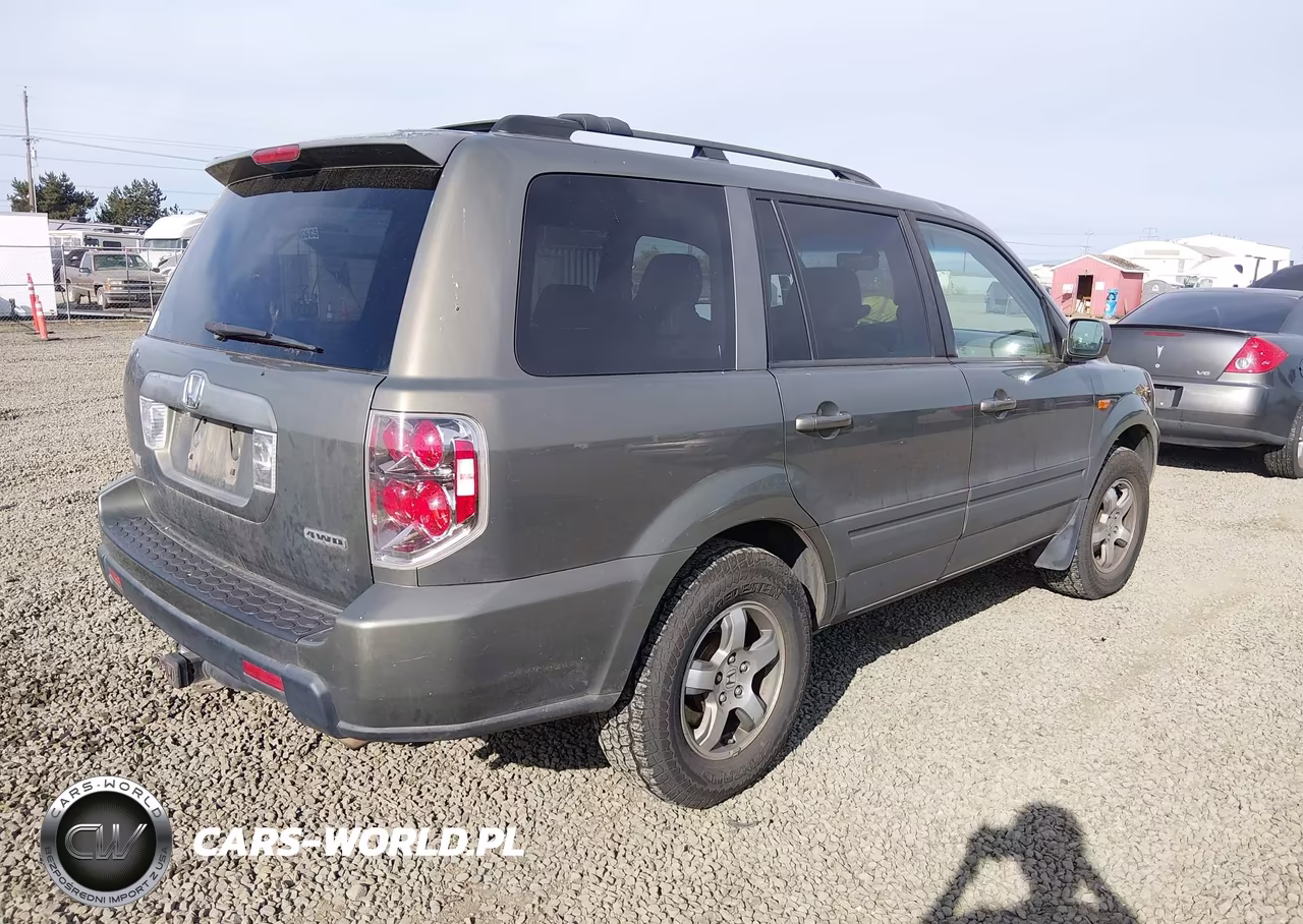 2007 Honda Pilot Ex-L VIN:2HKYF18507H523832 - 4